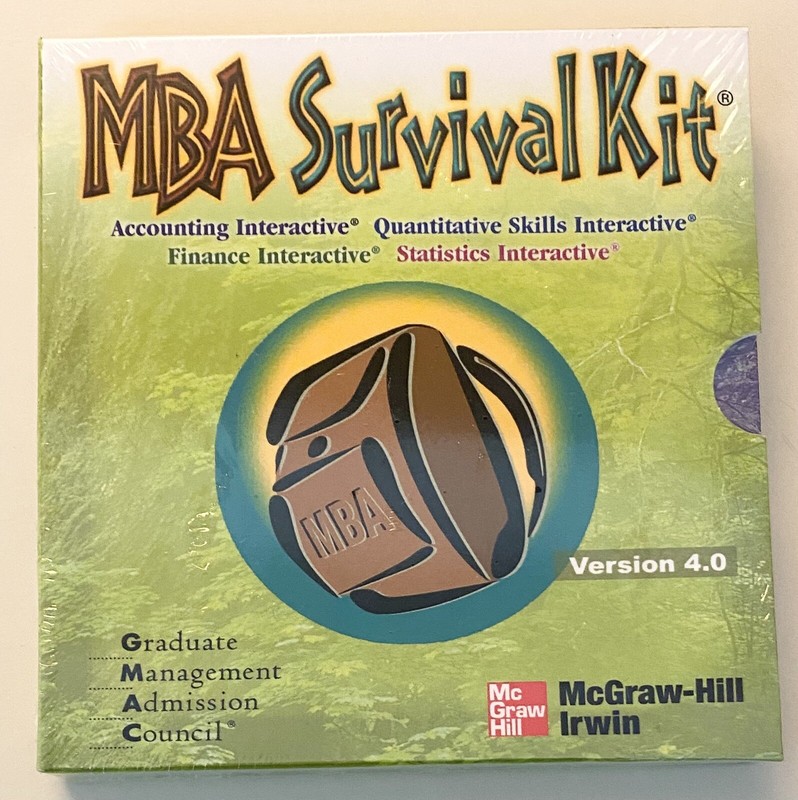 McGraw-Hill Irwin MBA Survival Kit Version 4.0 CD-ROM for PC 5 CDs NEW SEALED