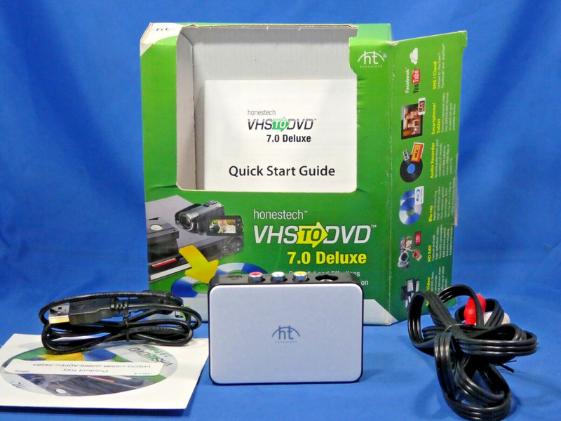 Honestech VHS to DVD/Blu-ray 7.0 Deluxe Video Conversion Solution USB Windows gallery