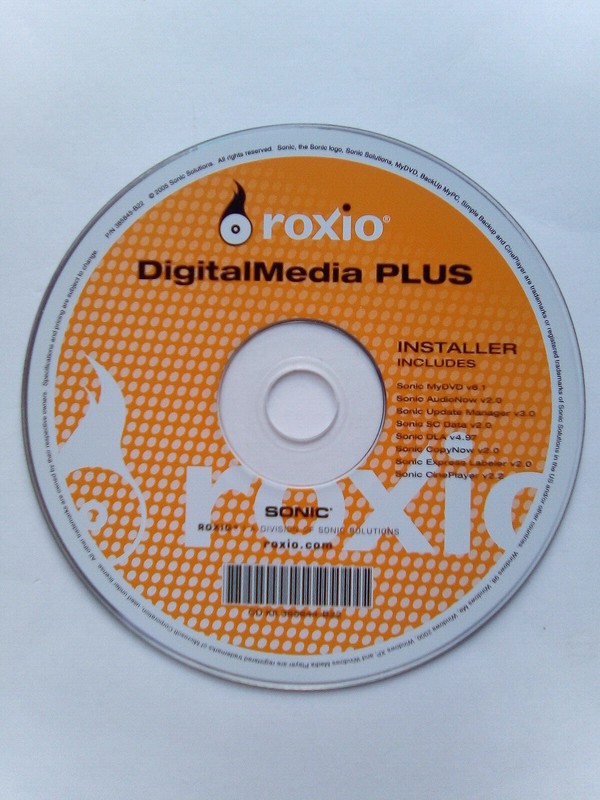 Roxio DigitalMedia Plus for Windows 98/Me/2000/XP/Media Player