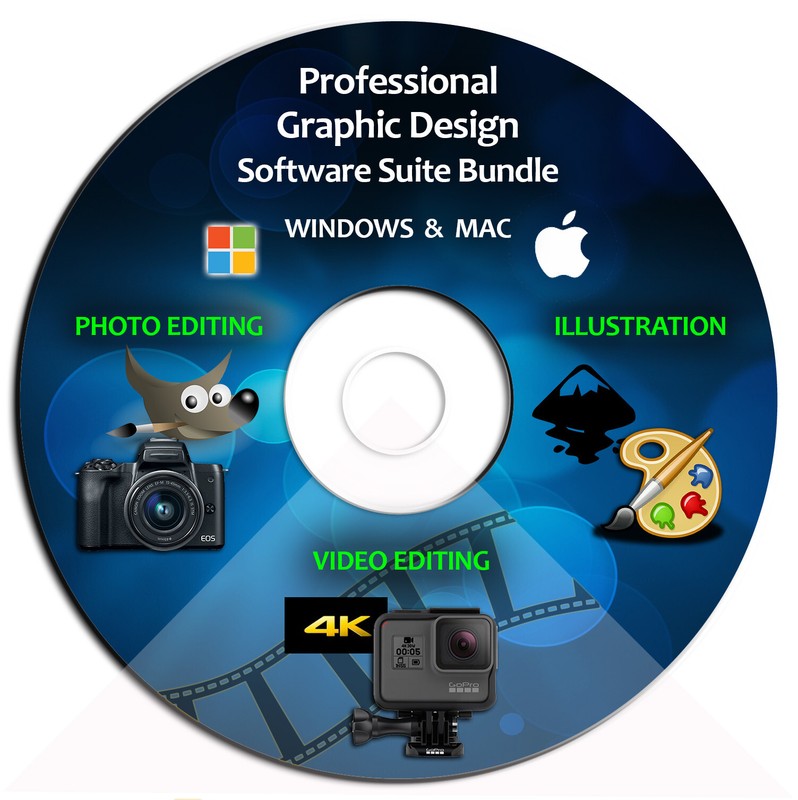 Graphic Design Suite-Photo-Image-Vector-Art-Drawing-Video Editing Software-DVD