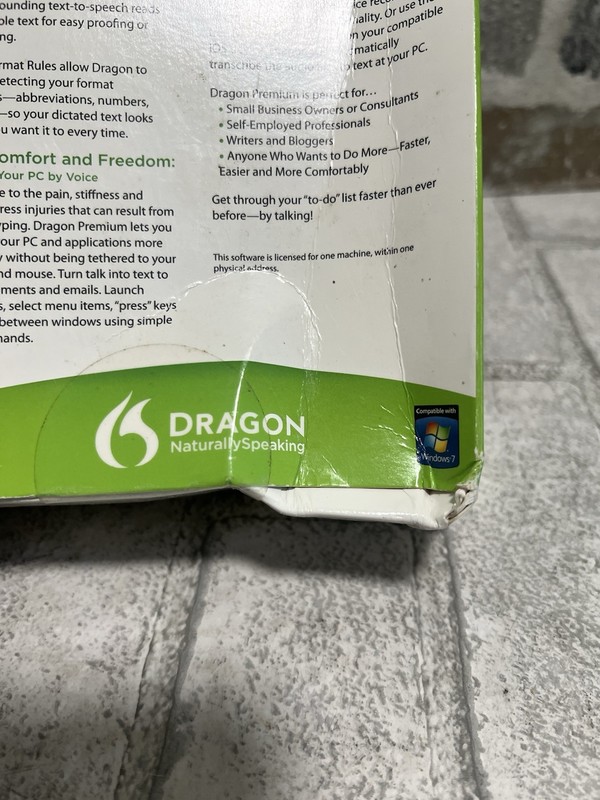 Nuance Dragon NaturallySpeaking 12 Premium (Retail) Windows K609A-G00-12.0 gallery