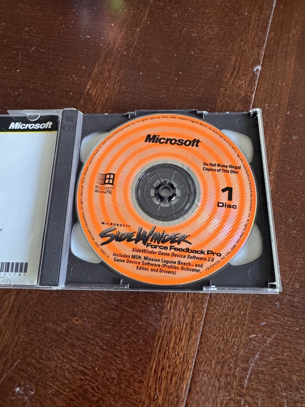 Microsoft SideWinder software gallery