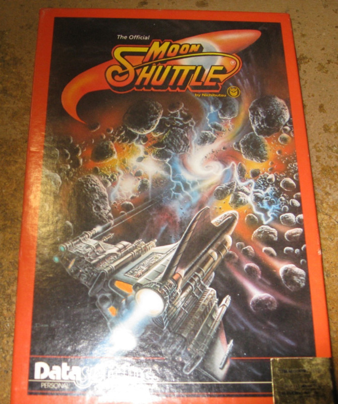 The Official Moon Shuttle Commodore 64 C64 Game 5.25″ disk & Cassette