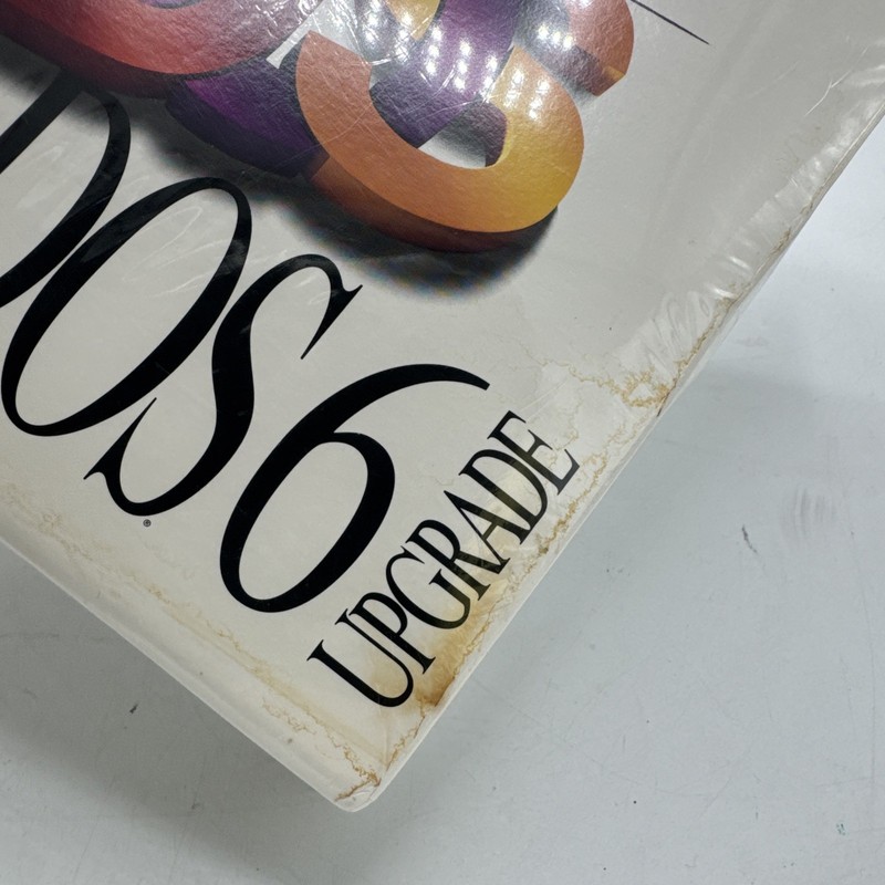 MS-DOS 6.0 Upgrade Operating System 3.5" Floppy Discs Sealed New In Box gallery