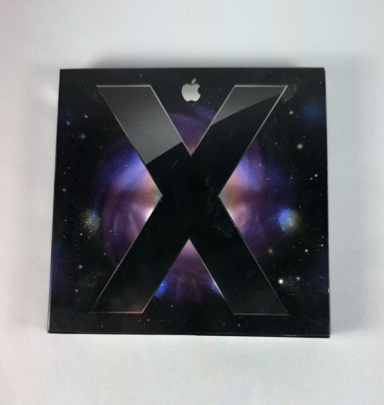 Apple Mac OS X Leopard Version 10.5.1 Install DVD Retail Box MB422Z/A 2007 V