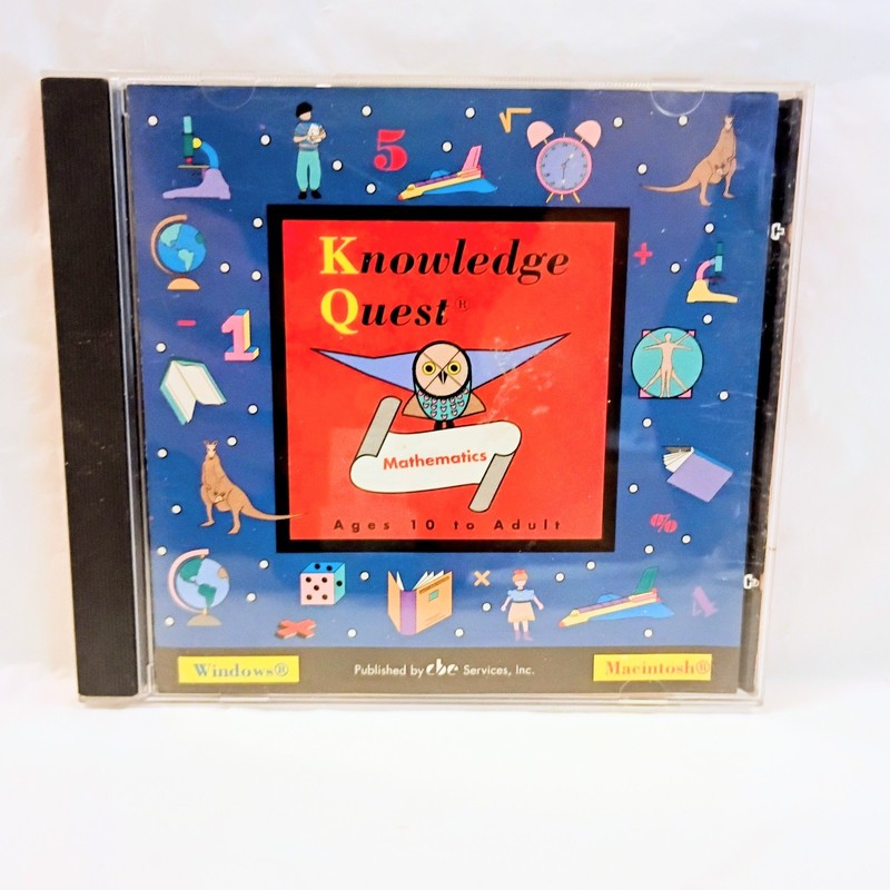Knowledge Quest Mathematics (PC CD-ROM, 1996)