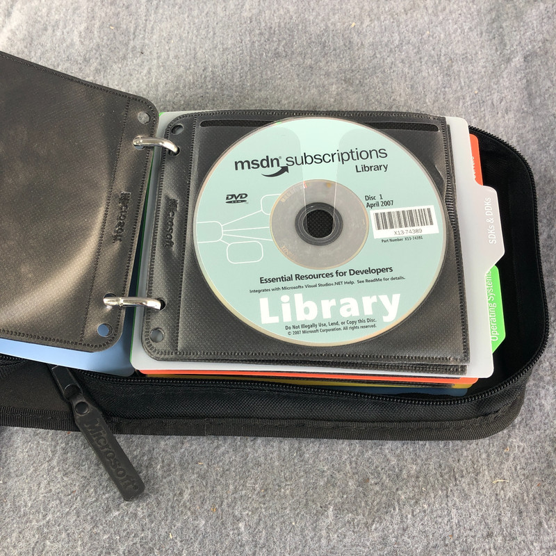 Microsoft MSDN Subscriptions Universal 2007 Software Architect ~ Used gallery