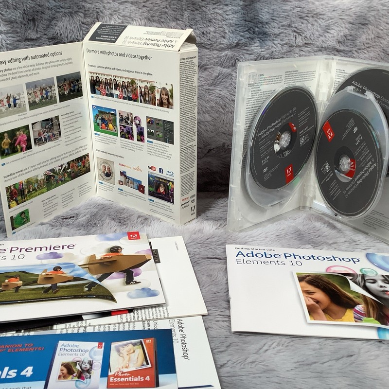 Adobe Photoshop Elements 10 for PC & Mac - Serial Number Included - Used gallery