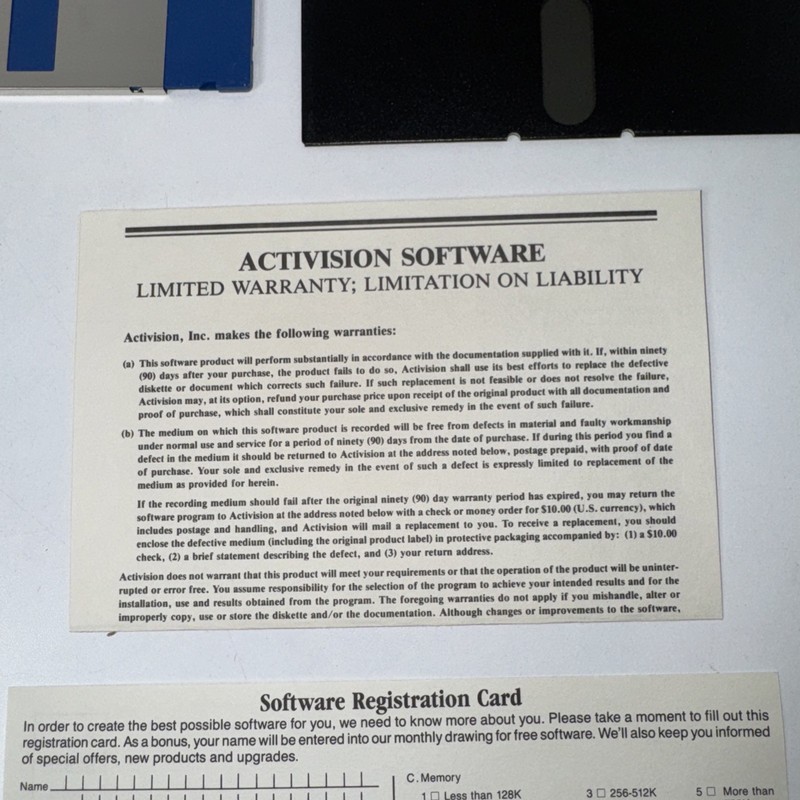 Paint Write Draw with the Apple IIGS 3.5 Media Activision 3.5" Disk 512K gallery
