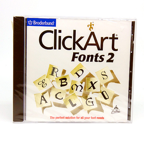 CLICK ART FONTS 2 BORDERBUND WINDOWS 98/2000/ME OR WINDOWS NT 2002 SOFTWARE