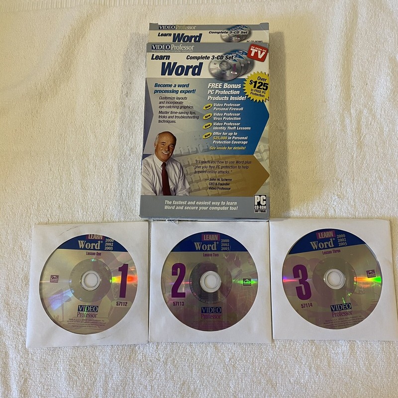 Video Professor Lot of 5 3-CD Sets PC Learn Windows Excel Computer Internet eBay gallery