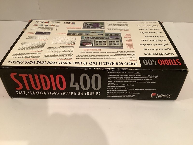 PINNACLE STUDIO 400 VIDEO EDITING DEVICE IN BOX (NO SOFTWARE) gallery