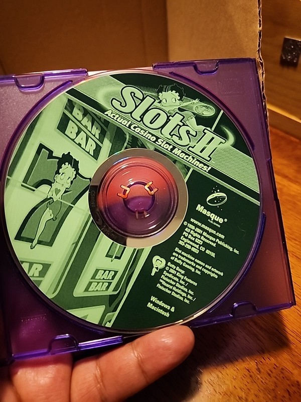 Masque Slots II 2 PC MAC CD Bally machines jackpot casino Vegas game Betty Boop