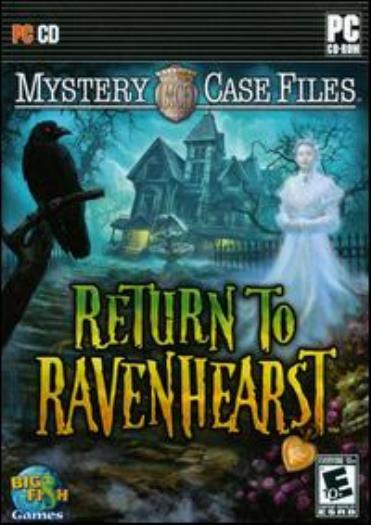 Mystery Case Files: Return to Ravenhearst PC CD search find hidden object game!