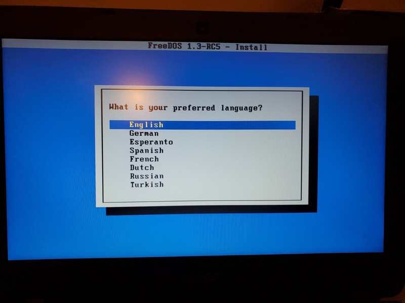 FreeDOS 1.3 RC5 Bootable or Installable MS DOS Compatible OS 32G USB Stick