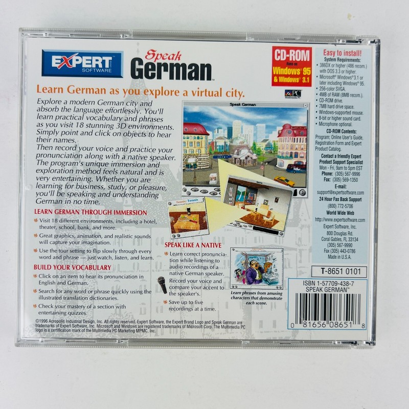 Speak German Language Expert Software PC CD-ROM Germany gallery