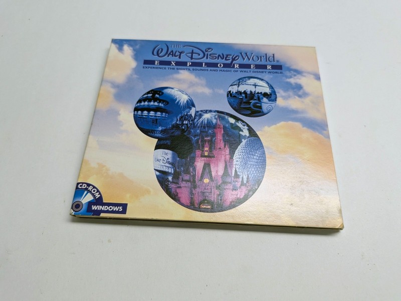 Walt Disney World Explorer 25th Anniversary CD-ROM Big Box 1996 PC Windows gallery