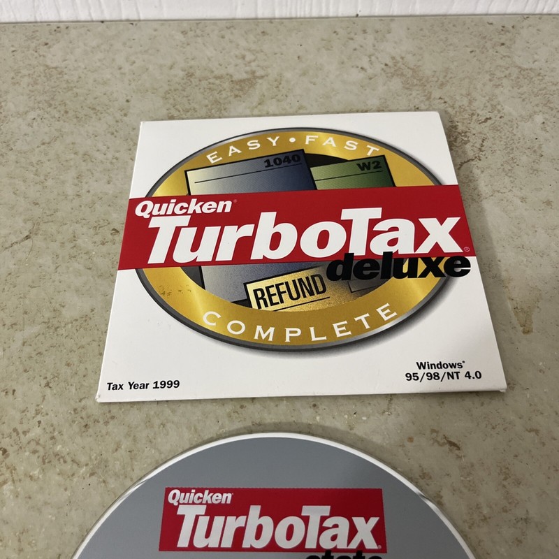 Intuit Quicken Turbotax State California Return Tax Year 1999 V99.00 Disk Only gallery