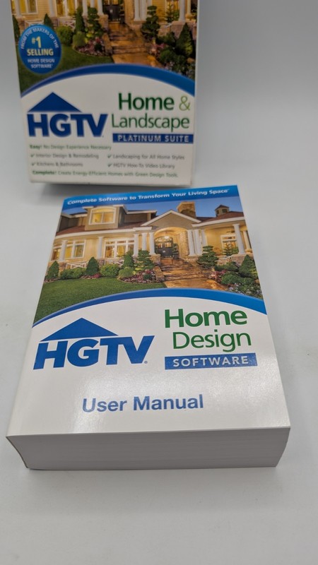 HGTV Home & Landscape Platinum Suite Software 2 Discs Box Manuals Complete Set gallery