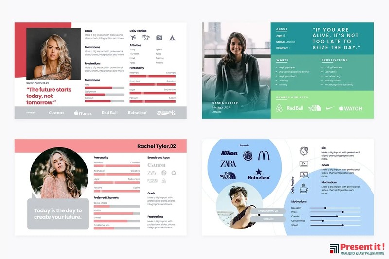 Buyer Persona Infographics Slides gallery