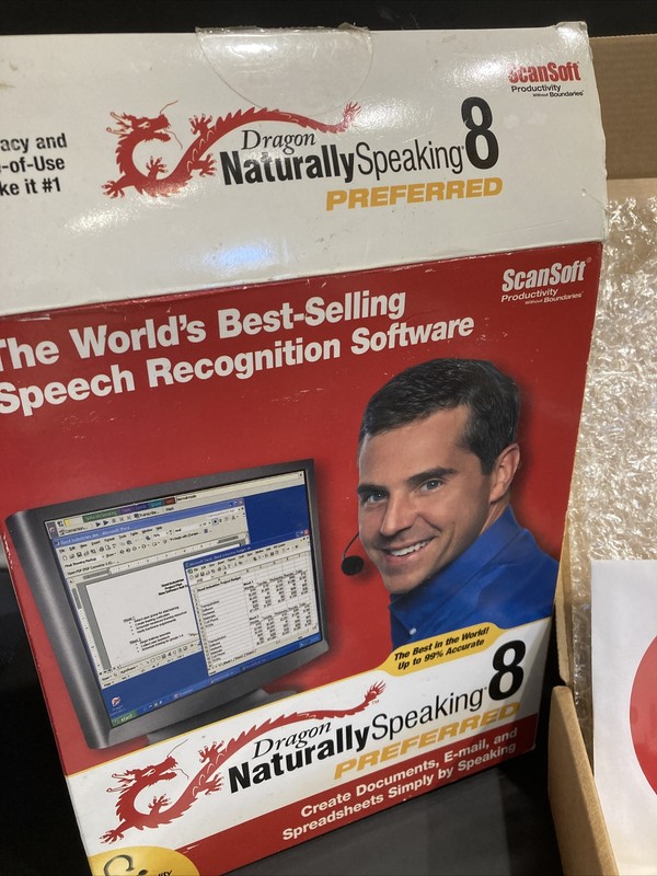 NIB Dragon Naturally Speaking 7 Preferred - By Scansoft Preowned gallery