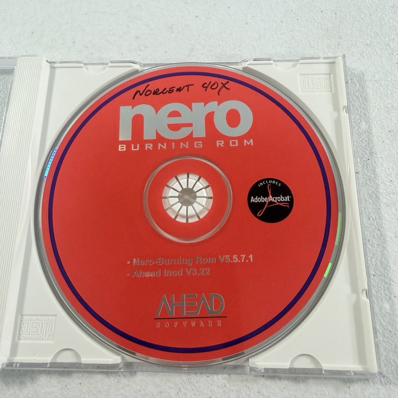 Nero Burning ROM CD Burning Software V 5.5.7.1 Ahead Software V 3.22
