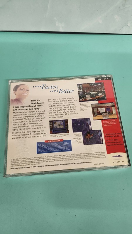 Mavis Beacon Teaches Typing 9 CD ROM Vintage Windows mindscape gallery