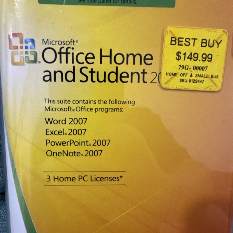 Microsoft MS Office 2007 Home & Student GENUINE Disc - Disc Only, No Product Key gallery