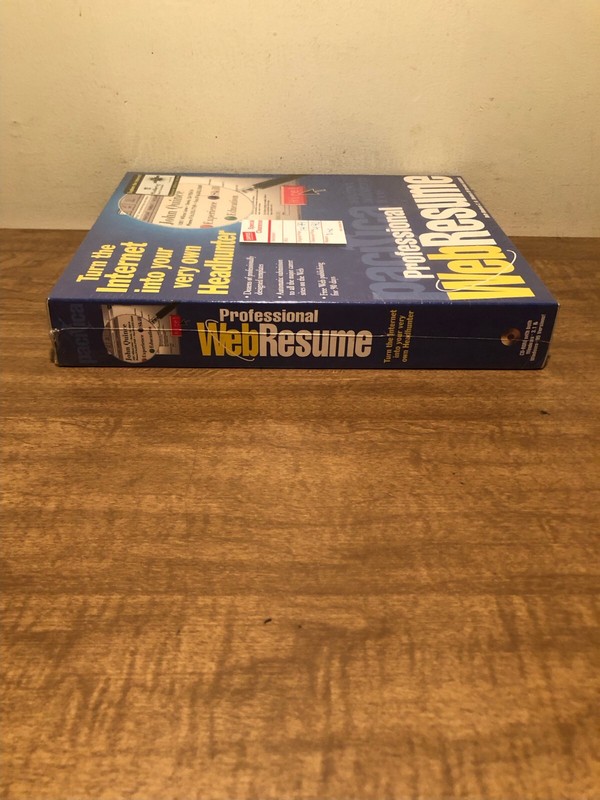 Professional Web Resume CD-ROM Windows 3.1 & 95 New & Sealed gallery