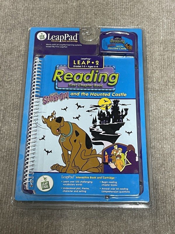 2001 Leap Frog Leap Pad: Scooby-Doo and the Haunted Castle NEW