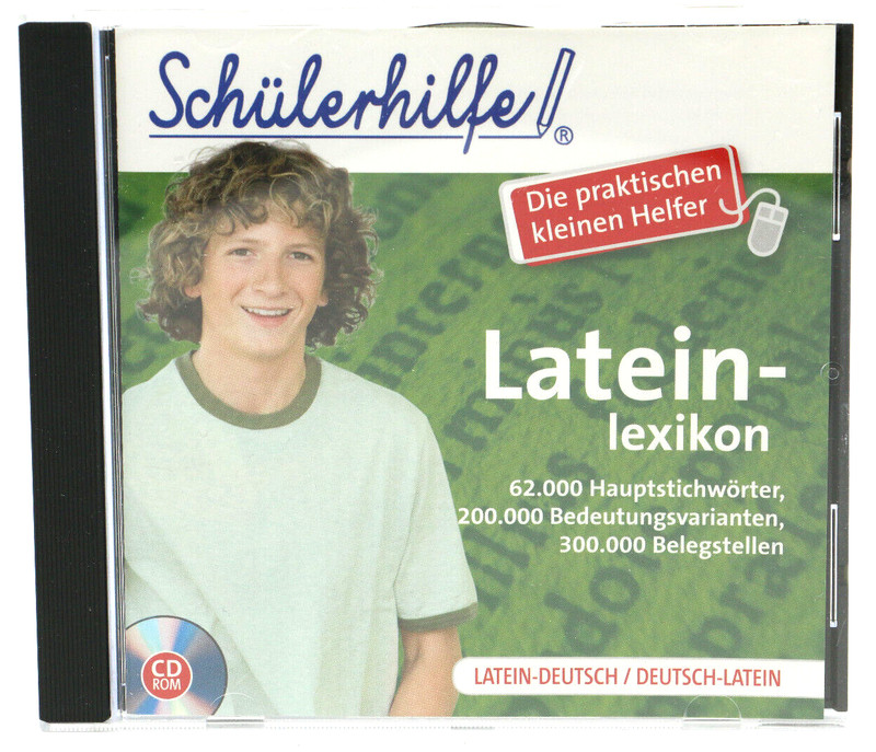 Student Aid Latin Lexicon / Latin German / German Latin NEW / CD534