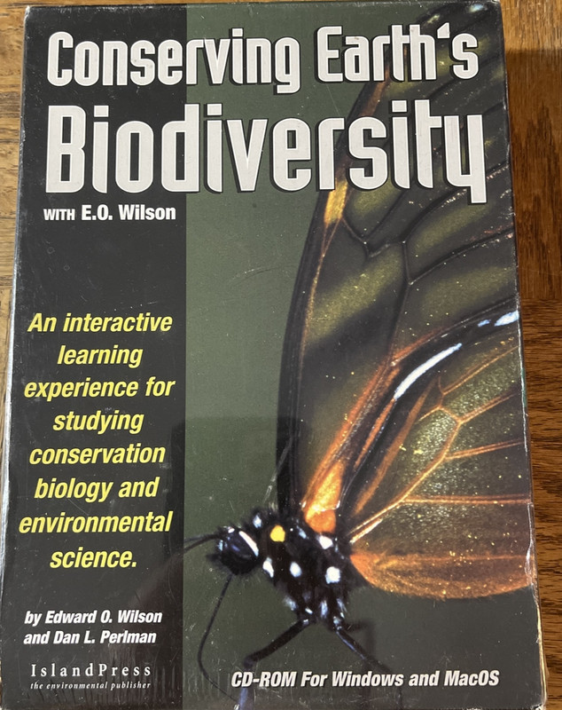 Conserving Earths Biodiversity EO Wilson PC CD Rom Software-Brand New-SHIP 24 HR