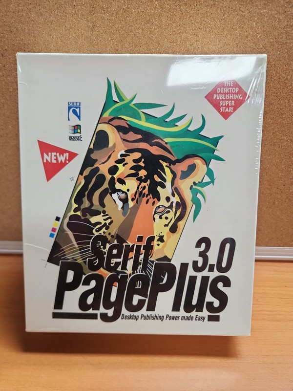 Serif 3.0 Page Plus Desktop Publishing Includes CD-ROM Factory Sealed! Free Ship