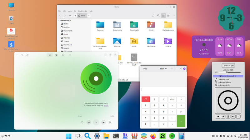 Linux Mint 22.3 Preloaded on 2.5" 500GB Hard Drive (Windows 11 theming) #5 gallery