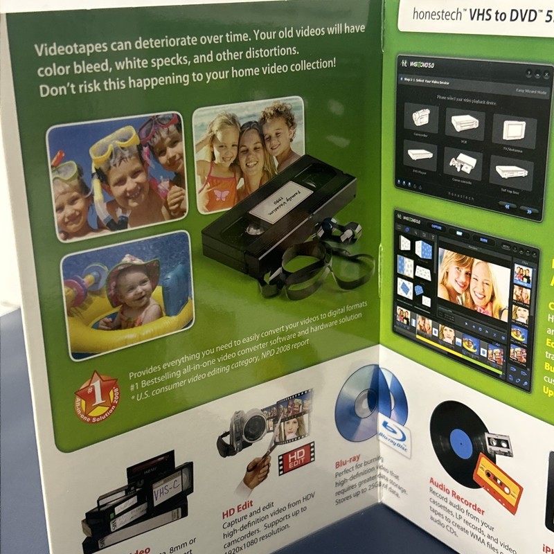 Honestech VHS to DVD 5.0 Deluxe Powerful & Effortless Video Conversion Solution gallery
