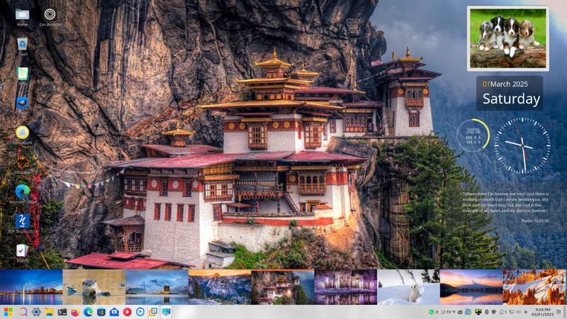Linux Mint 22.1 Preloaded on 2.5" 500GB Hard Disk Drive - Windows Theme #5 gallery