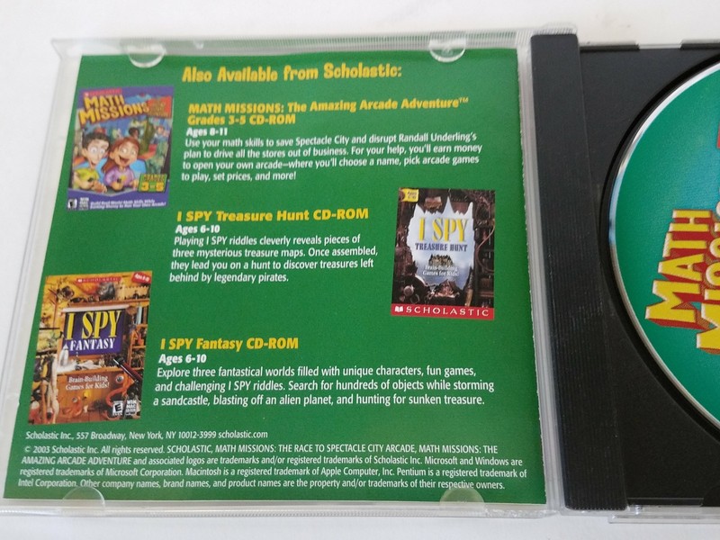 Scholastic Math Missions: The Race To Spectacle City Arcade Grades K-2 gallery