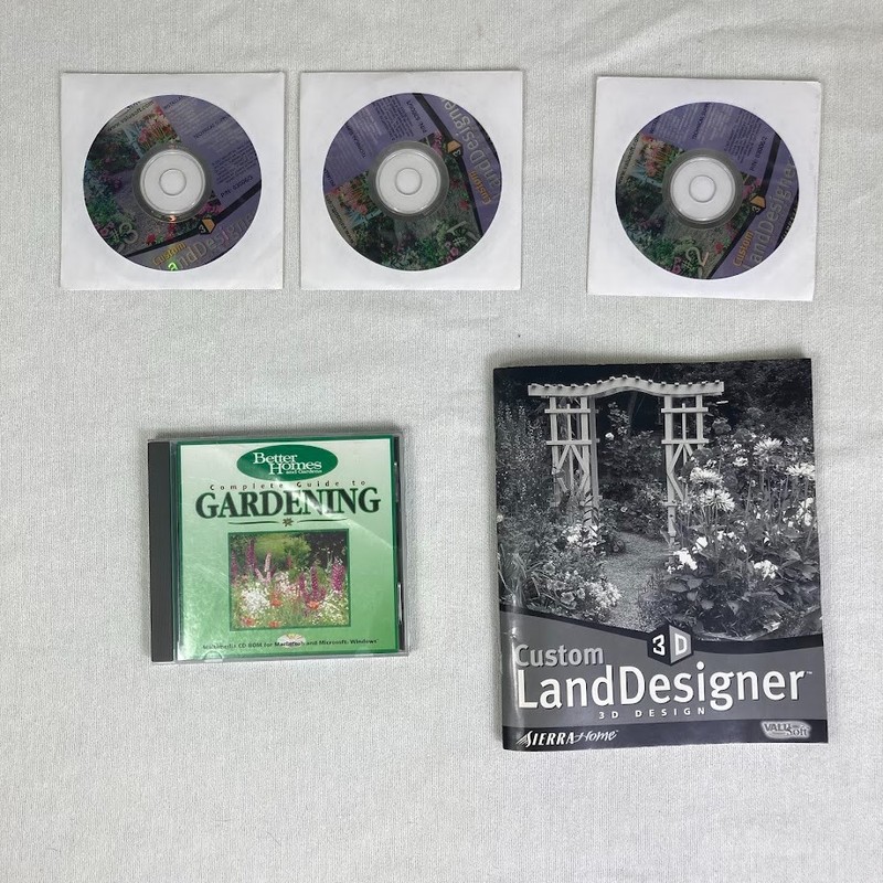 Better Homes & Gardens Gardening CD Sierra Home Custom LandDesigner 3D PC Game gallery