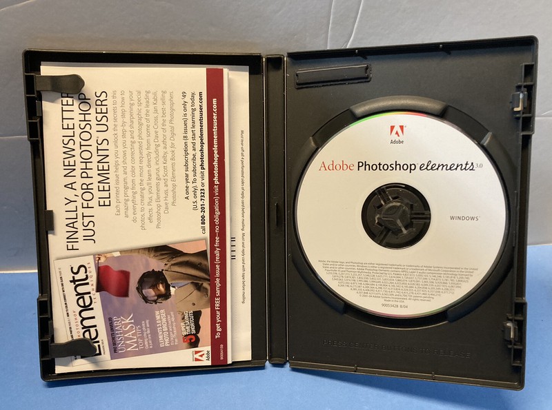Adobe Photoshop Elements 3.0 gallery