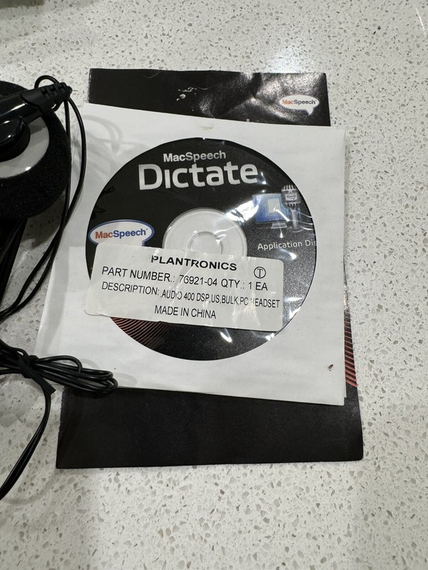 MacSpeech Dictate For Mac OS X 10.5.6 & Greater Speech Dictation Read gallery