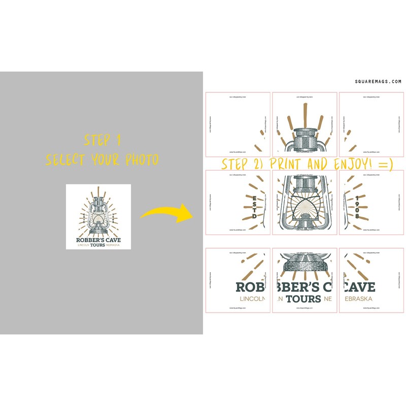 Tecre / Mpro / Titan 2" Square Magnet Puzzle Making Template gallery