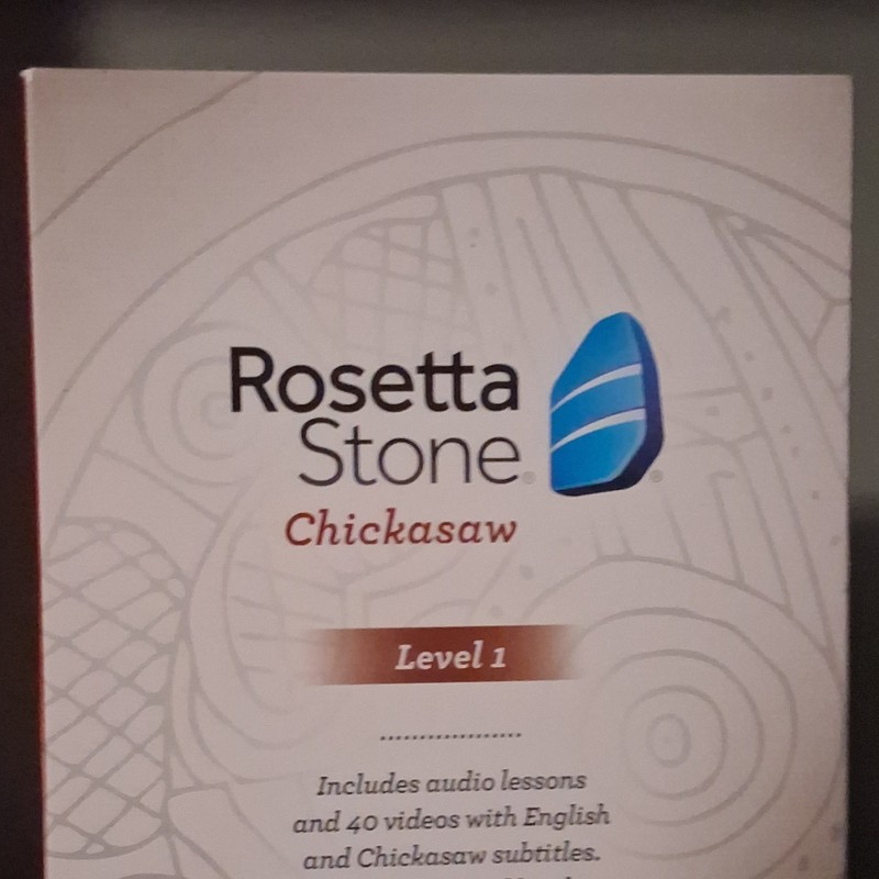 Rosetta Stone Chickasaw Level 1 Language Learning Course CD Language Courses