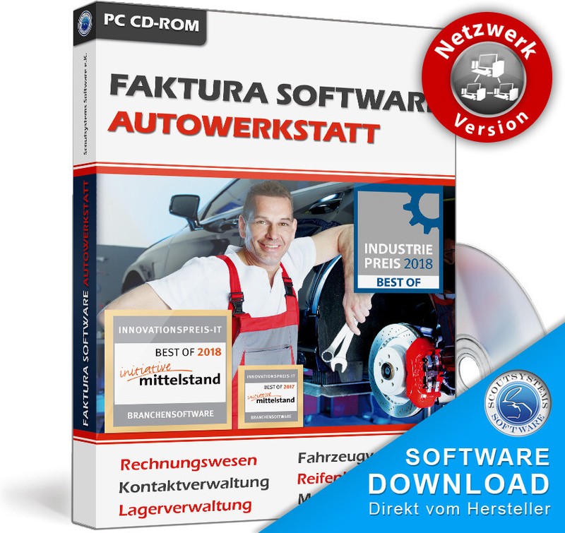 Car Invoice Software Auto Repair Network License, Repair, Spares, Program
