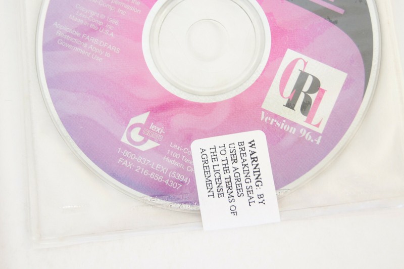 Lexi-Comp's Clinical Reference Library 1996 CD-Rom Version 96.4 PC Software gallery