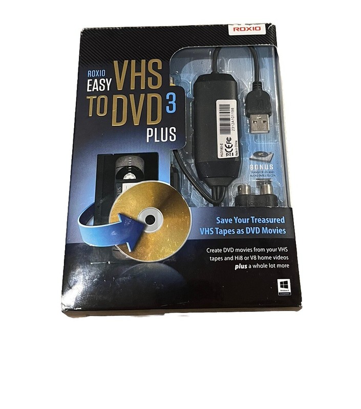 Roxio Easy VHS to DVD 3 Plus Video Conversion Capture Device new in box