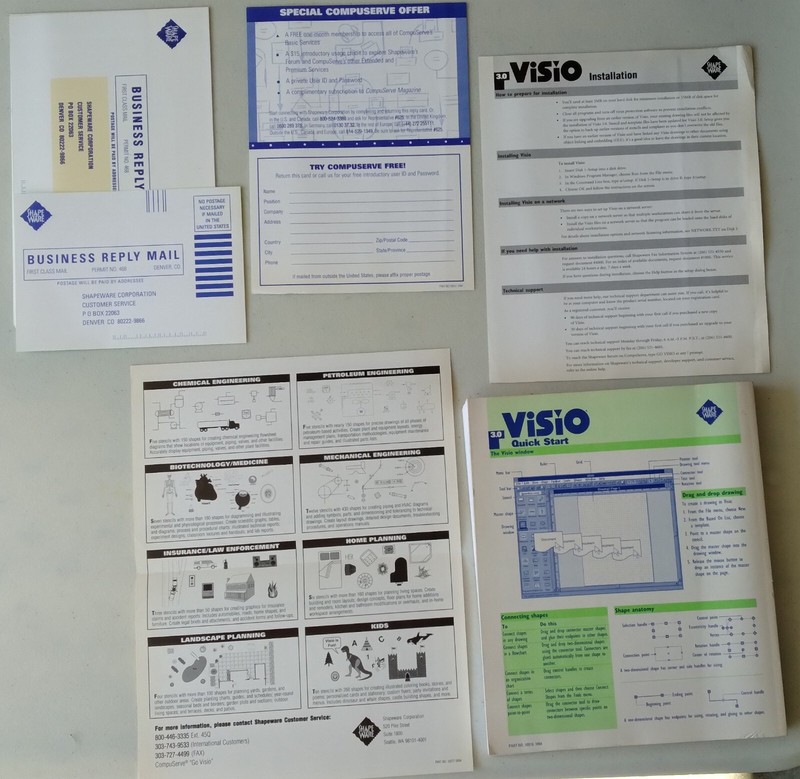 Visio 3.0 Publishing/Graphics for OS/2 2.x & higher with WinOS2, Win3.x/95/98/NT gallery