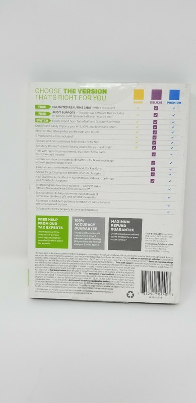 H&R Block Tax Software Deluxe 2013 Federal - New gallery