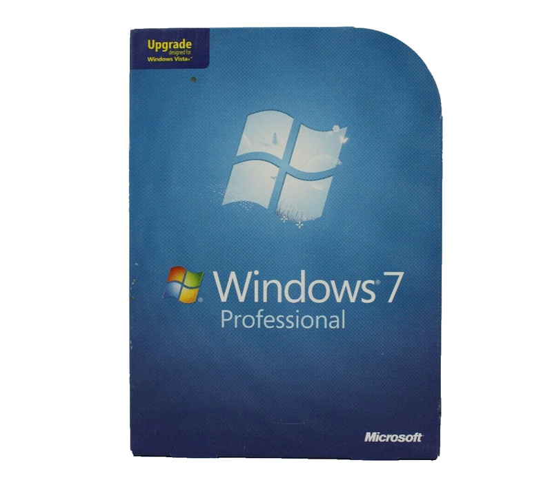 Microsoft Windows 7 Professional Full 32 & 64 bit DVD MS Win Pro Retail Box gallery