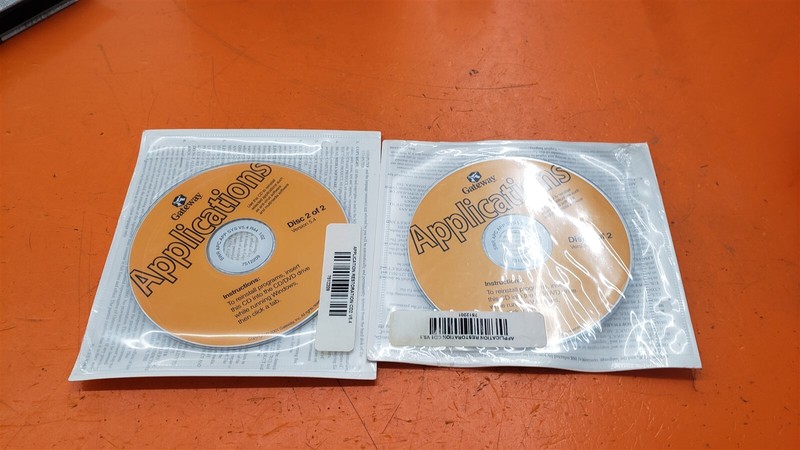 ⭐️⭐️⭐️⭐️⭐️ Gateway Applications Versions 5.1 & 5.4 Disc 1 of 2 Disc 2 of 2