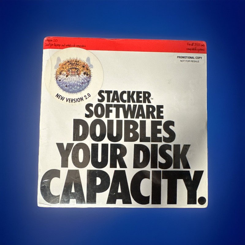 VTG Stacker Computer Software Doubles Your Disk Capacity 2.0 1991 Factory Sealed